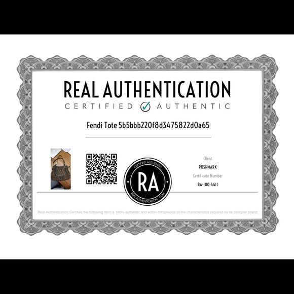 🎭SOD🎭 FENDI Zucca XL Chef 2 Star Studded Tote - Picture 8 of 8